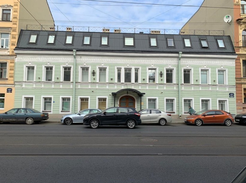 фасад дома, здание по адресу г Санкт-Петербург, ул Садовая, д 121